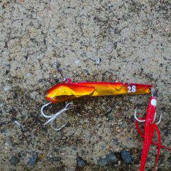 西宮ケーソンやっと太刀魚釣れました。